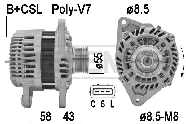 Generator / Alternator 209449A ERA
