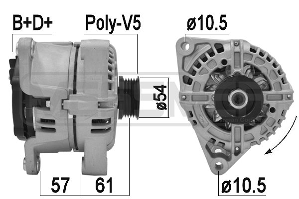 Generator / Alternator 209450A ERA