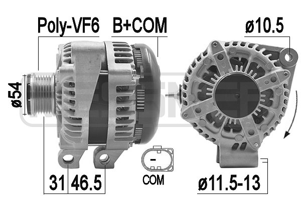 Generator / Alternator 209472A ERA