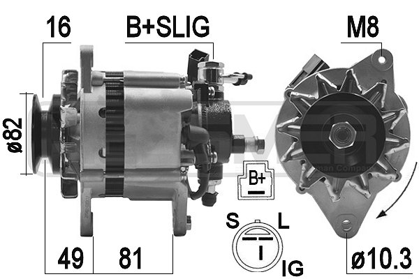 Generator / Alternator 209481A ERA