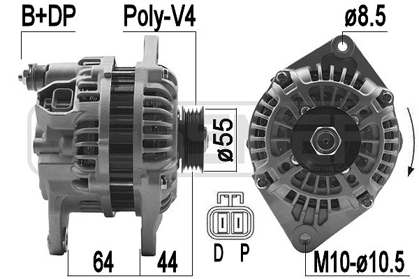 Generator / Alternator 209487A ERA