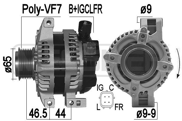 Generator / Alternator 209498A ERA