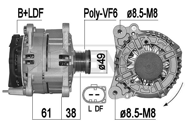 Generator / Alternator 209499A ERA