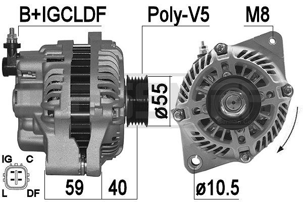Generator / Alternator 209500A ERA