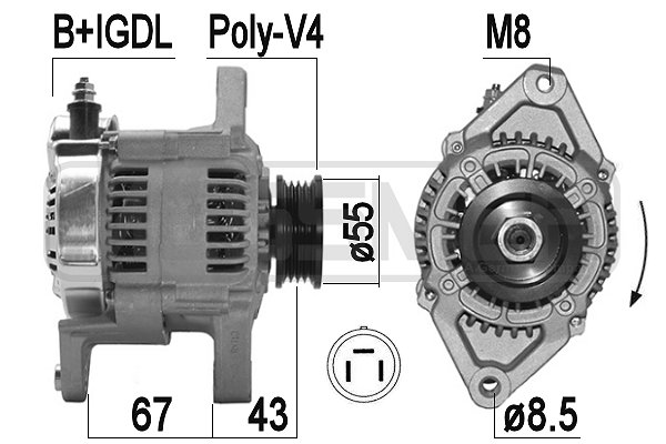 Generator / Alternator 209508A ERA