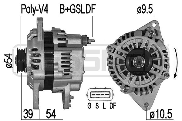 Generator / Alternator 209514A ERA