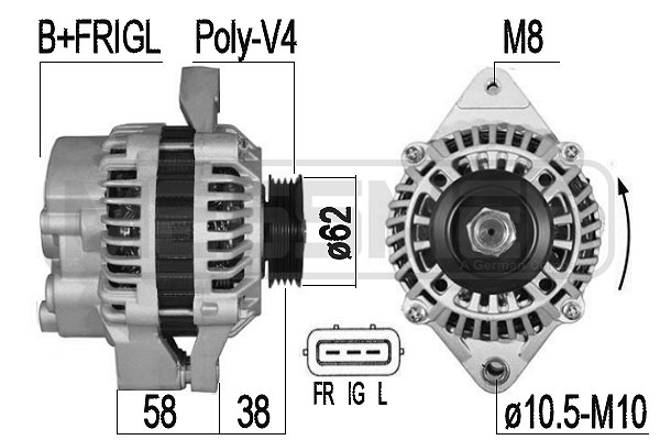 Generator / Alternator 209540A ERA