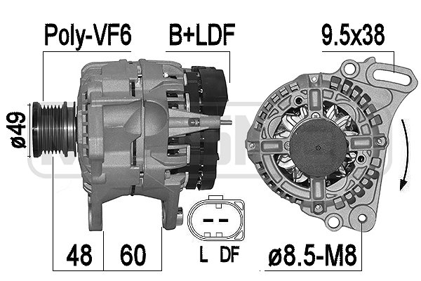 Generator / Alternator 209542A ERA