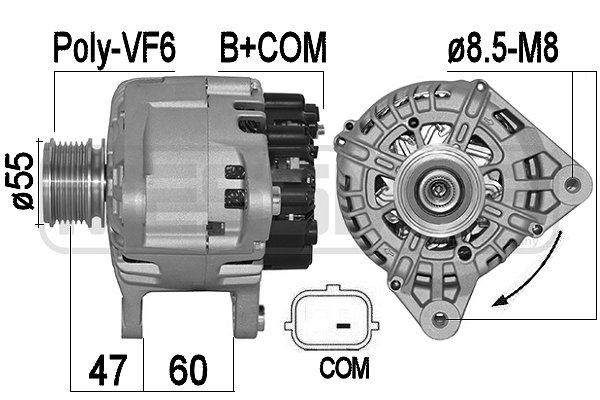 Generator / Alternator 209545A ERA
