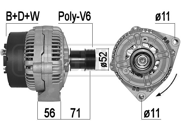 Generator / Alternator 209559A ERA