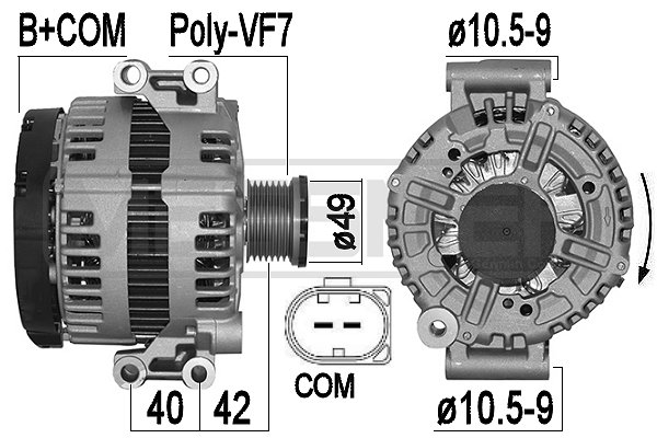 Generator / Alternator 209560A ERA
