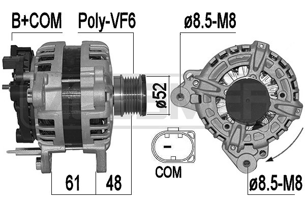 Generator / Alternator 209571A ERA