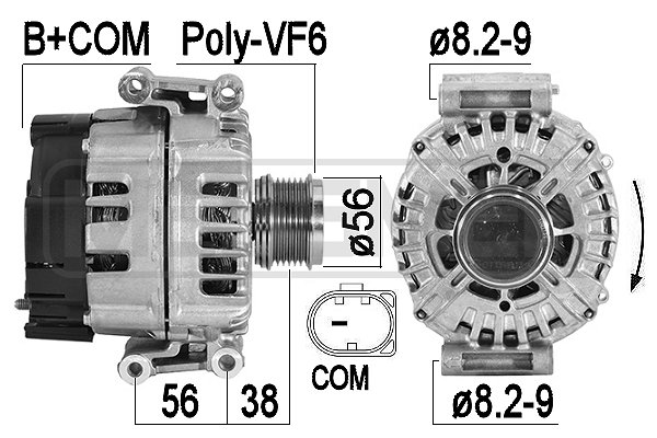 Generator / alternator 209592 ERA