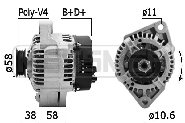 Generator / Alternator 209608A ERA