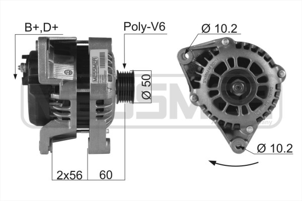 Generator / alternator 210003R ERA