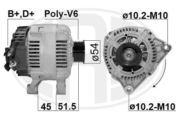 Generator / Alternator 210016 ERA