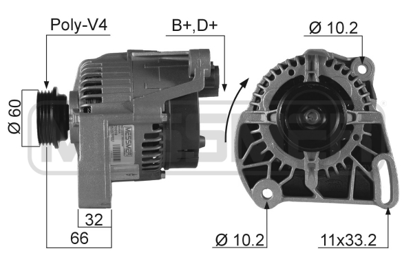 Generator / Alternator 210019A ERA