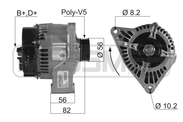 Generator / alternator 210036R ERA