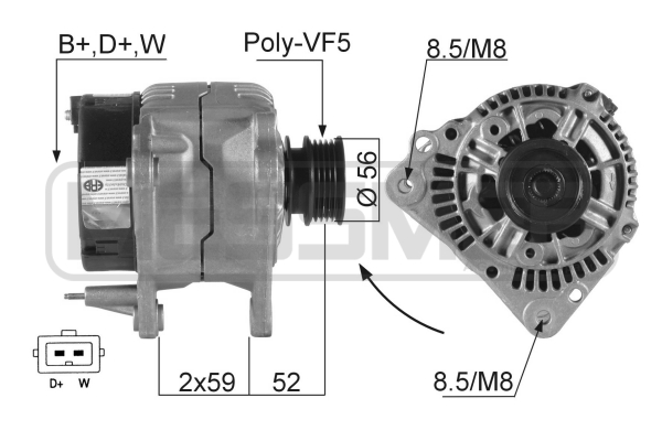 Generator / Alternator 210047A ERA