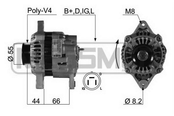 Generator / Alternator 210048 ERA