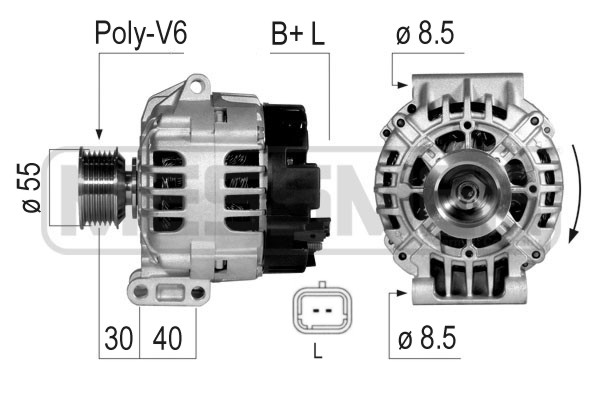 Generator / Alternator 210051 ERA