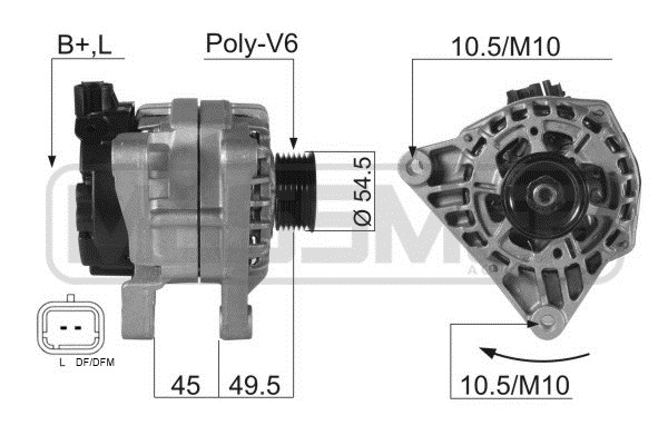 Generator / Alternator 210054 ERA