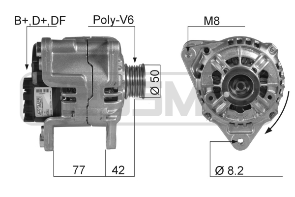 Generator / Alternator 210068 ERA