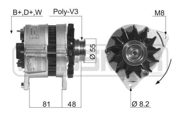 Generator / Alternator 210087A ERA