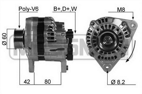 Generator / alternator 210090 ERA