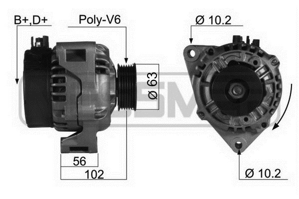 Generator / Alternator 210096A ERA