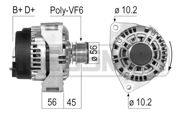 Generator / Alternator 210098 ERA