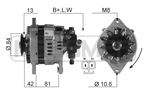 Generator / alternator 210103 ERA