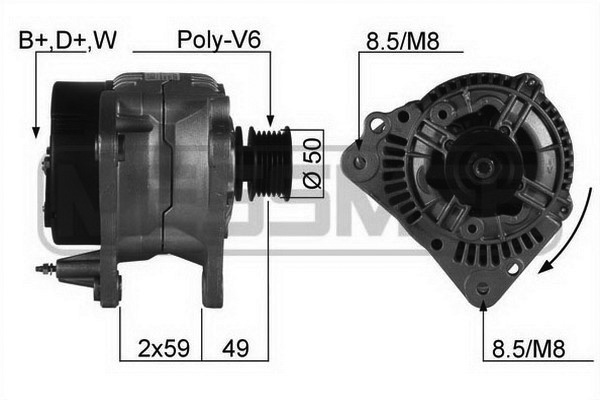 Generator / Alternator 210120A ERA