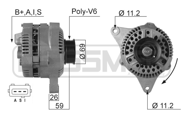 Generator / Alternator 210136R ERA