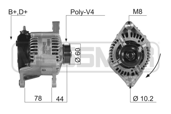 Generator / Alternator 210151R ERA