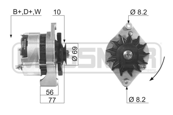 Generator / Alternator 210156A ERA