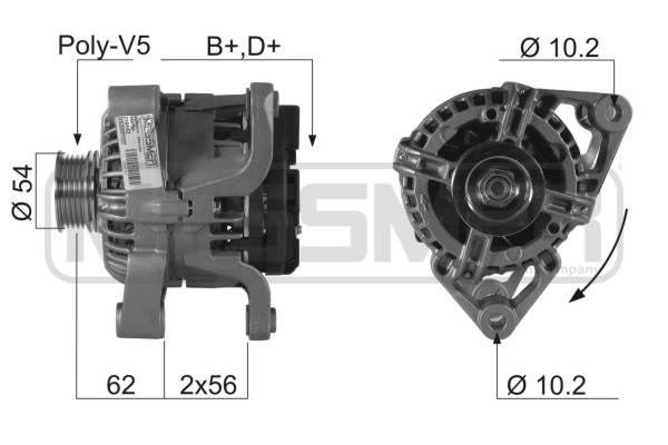 Generator / Alternator 210162 ERA