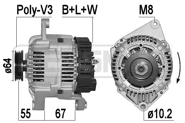 Generator / Alternator 210166A ERA