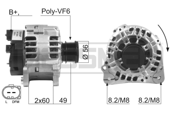 Generator / Alternator 210167 ERA