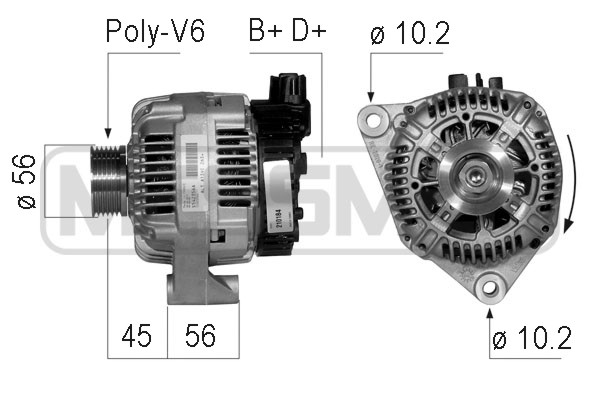 Generator / Alternator 210184 ERA