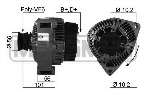 Generator / Alternator 210198A ERA