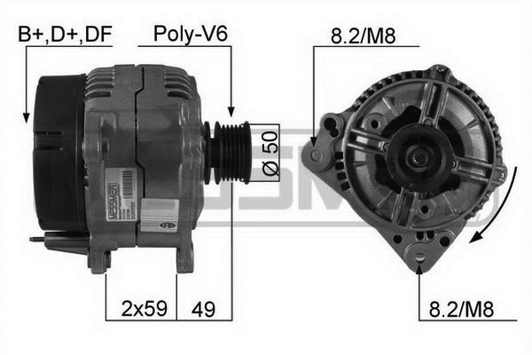 Generator / Alternator 210199A ERA