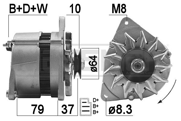 Generator / Alternator 210204A ERA