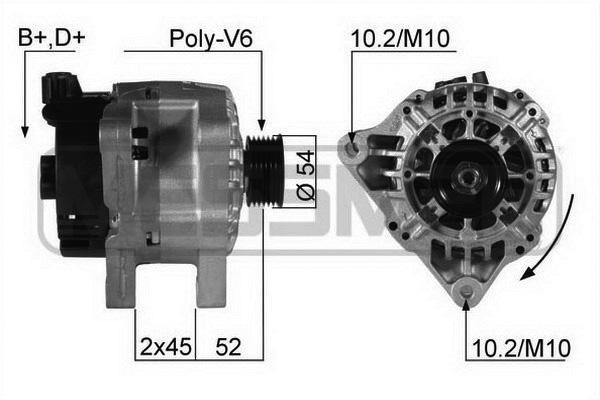 Generator / Alternator 210205 ERA