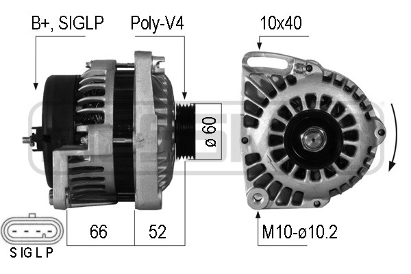 Generator / Alternator 210206A ERA