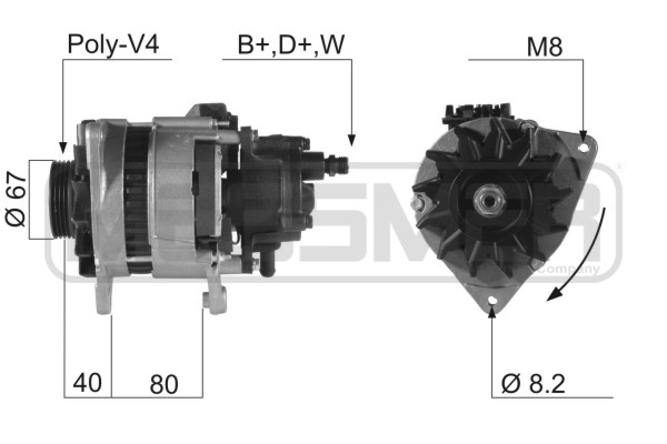 Generator / Alternator 210210R ERA