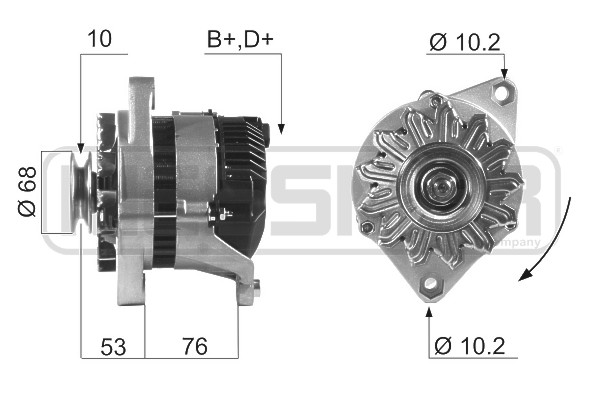 Generator / Alternator 210214 ERA