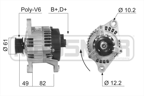 Generator / Alternator 210215 ERA