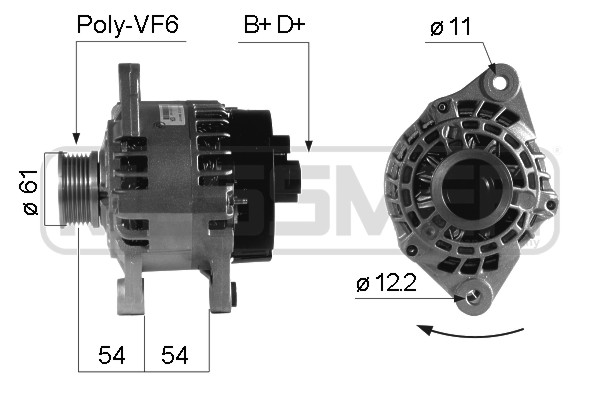 Generator / Alternator 210236 ERA
