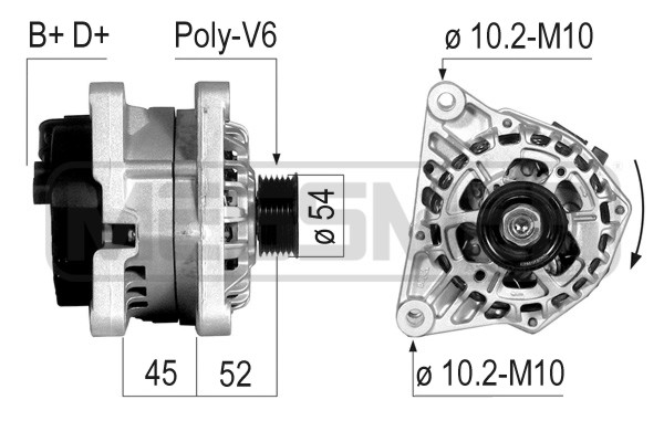 Generator / Alternator 210239 ERA